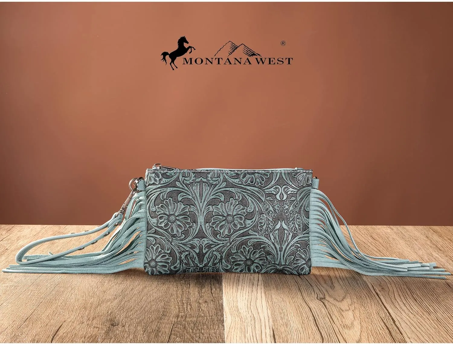 Montana West Western Purse for Women Crossbody Bag Wristlet Clutch Purse