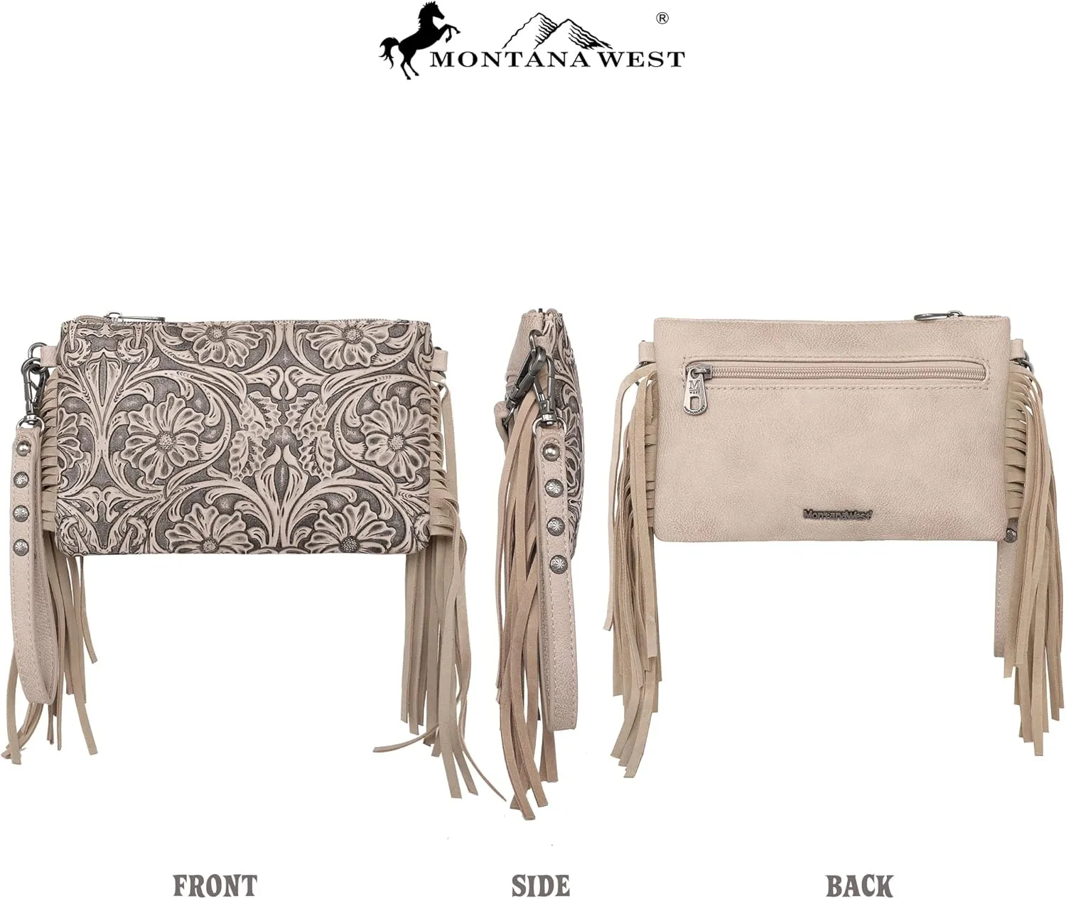 Montana West Western Purse for Women Crossbody Bag Wristlet Clutch Purse
