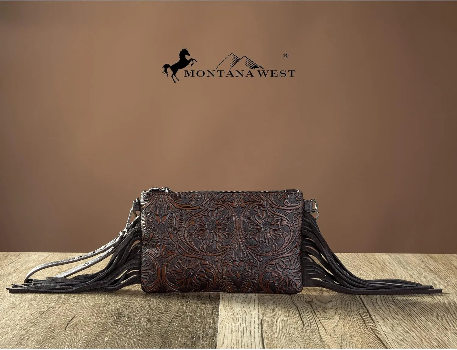 Montana West Western Purse for Women Crossbody Bag Wristlet Clutch Purse