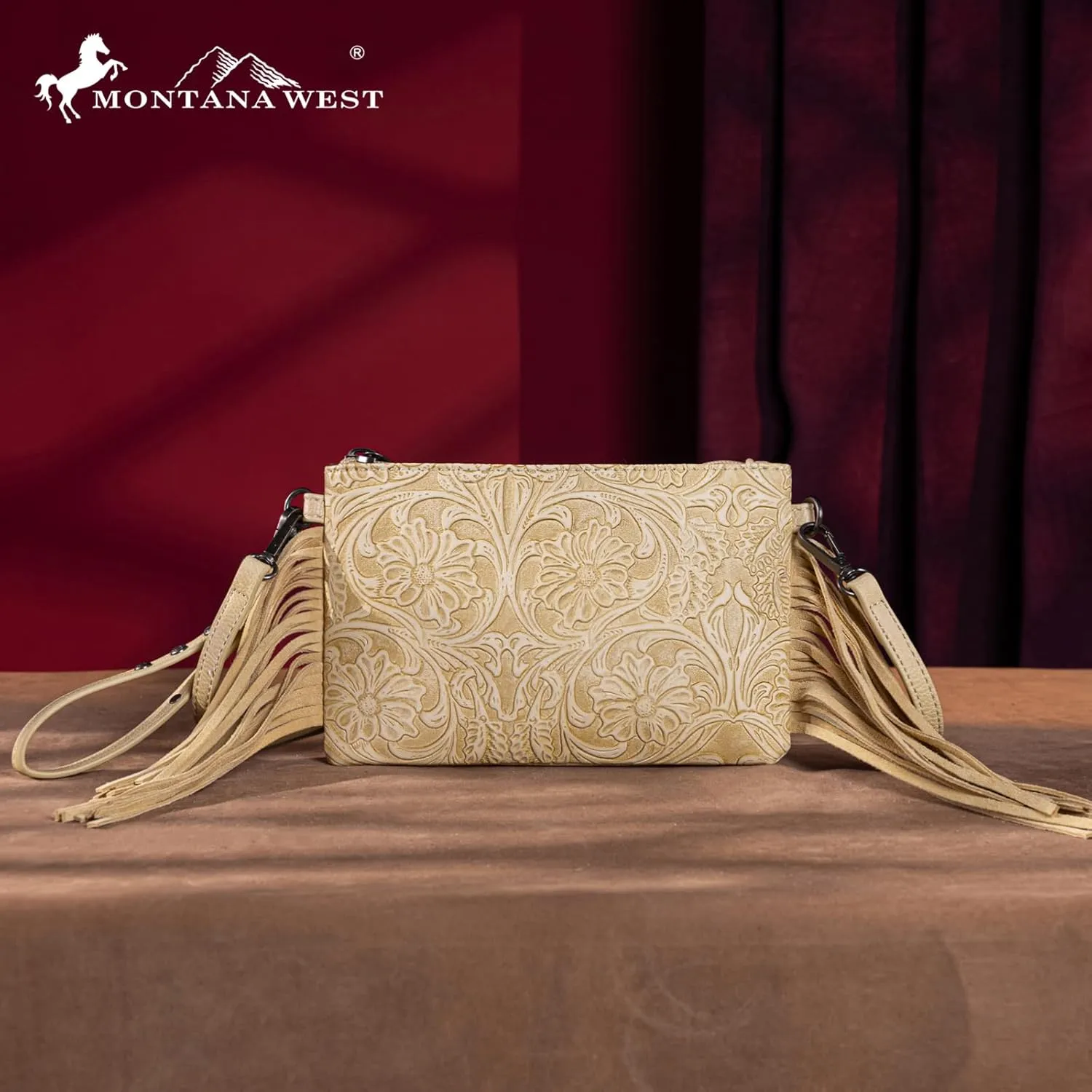 Montana West Western Purse for Women Crossbody Bag Wristlet Clutch Purse