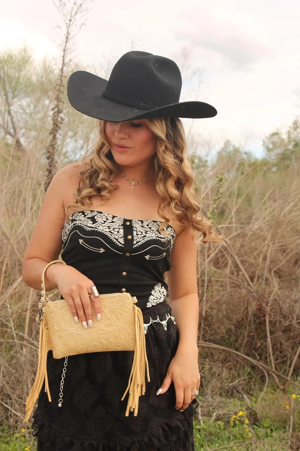 Montana West Western Purse for Women Crossbody Bag Wristlet Clutch Purse