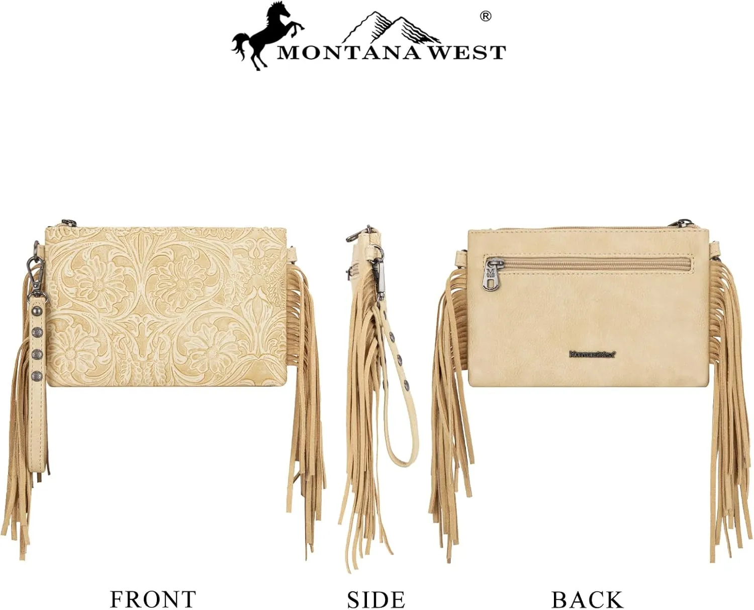 Montana West Western Purse for Women Crossbody Bag Wristlet Clutch Purse