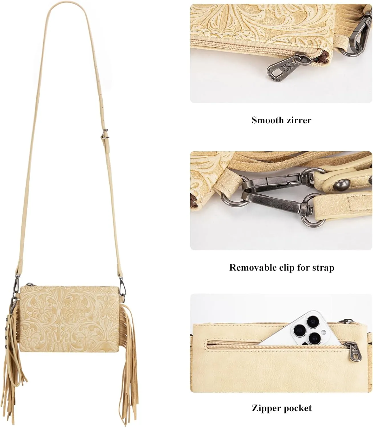 Montana West Western Purse for Women Crossbody Bag Wristlet Clutch Purse
