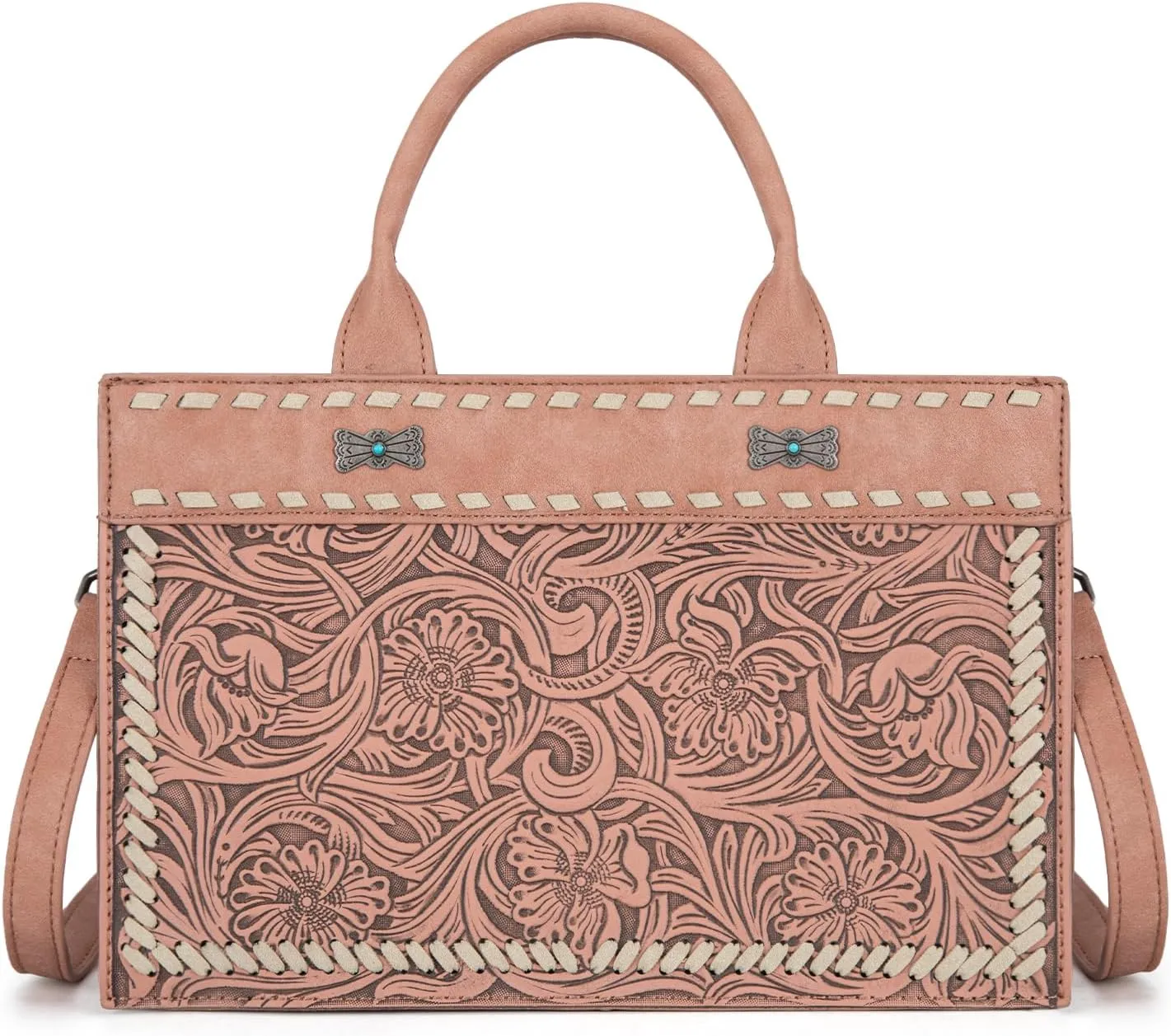 Montana West Western Tooling Handbags Vintage Prints and Whipstitch Craftsmanship