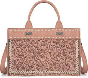 Montana West Western Tooling Handbags Vintage Prints and Whipstitch Craftsmanship