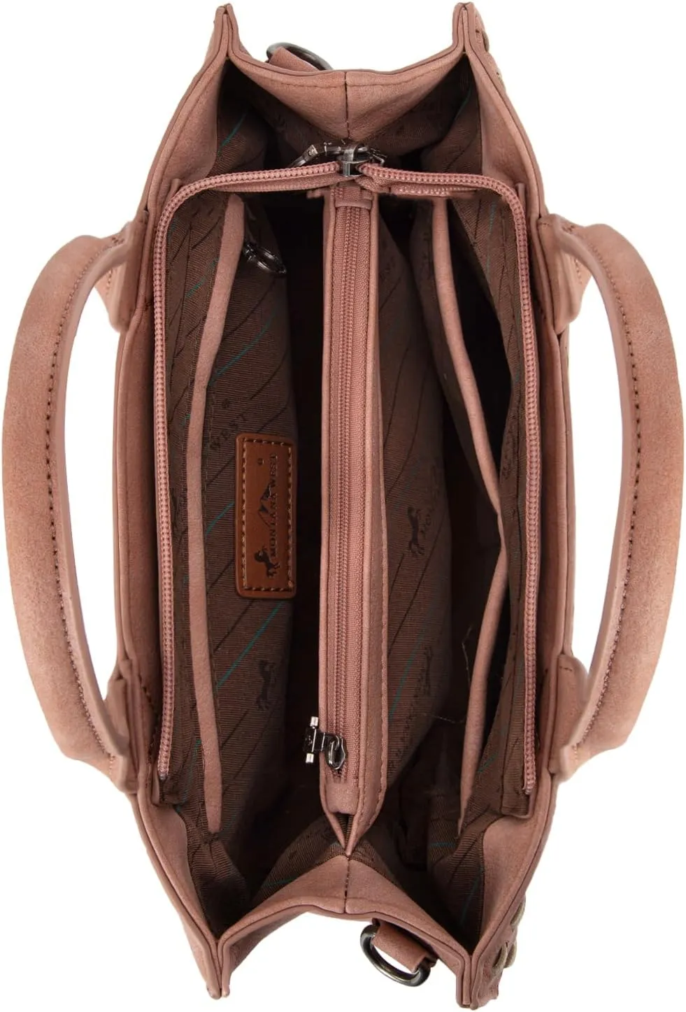 Montana West Western Tooling Handbags Vintage Prints and Whipstitch Craftsmanship