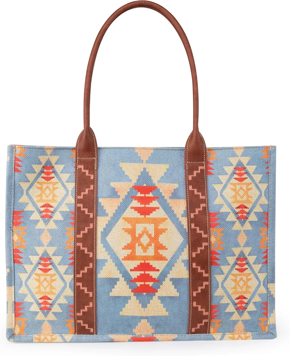 Montana West Wrangler Tote Bag for Women Western Shoulder Purses Boho Aztec Satchel Handbags