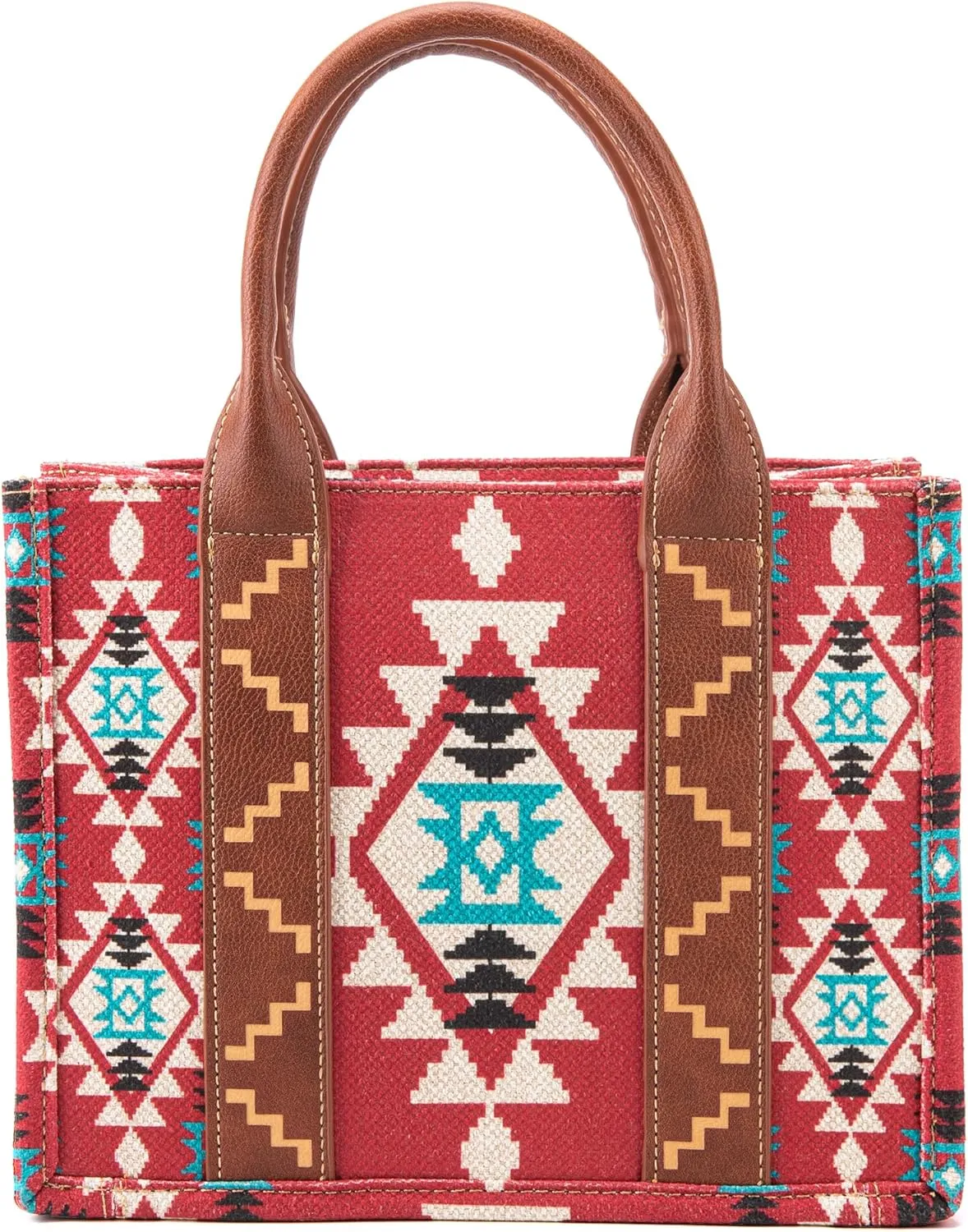 Montana West Wrangler Tote Bag for Women Western Shoulder Purses Boho Aztec Satchel Handbags