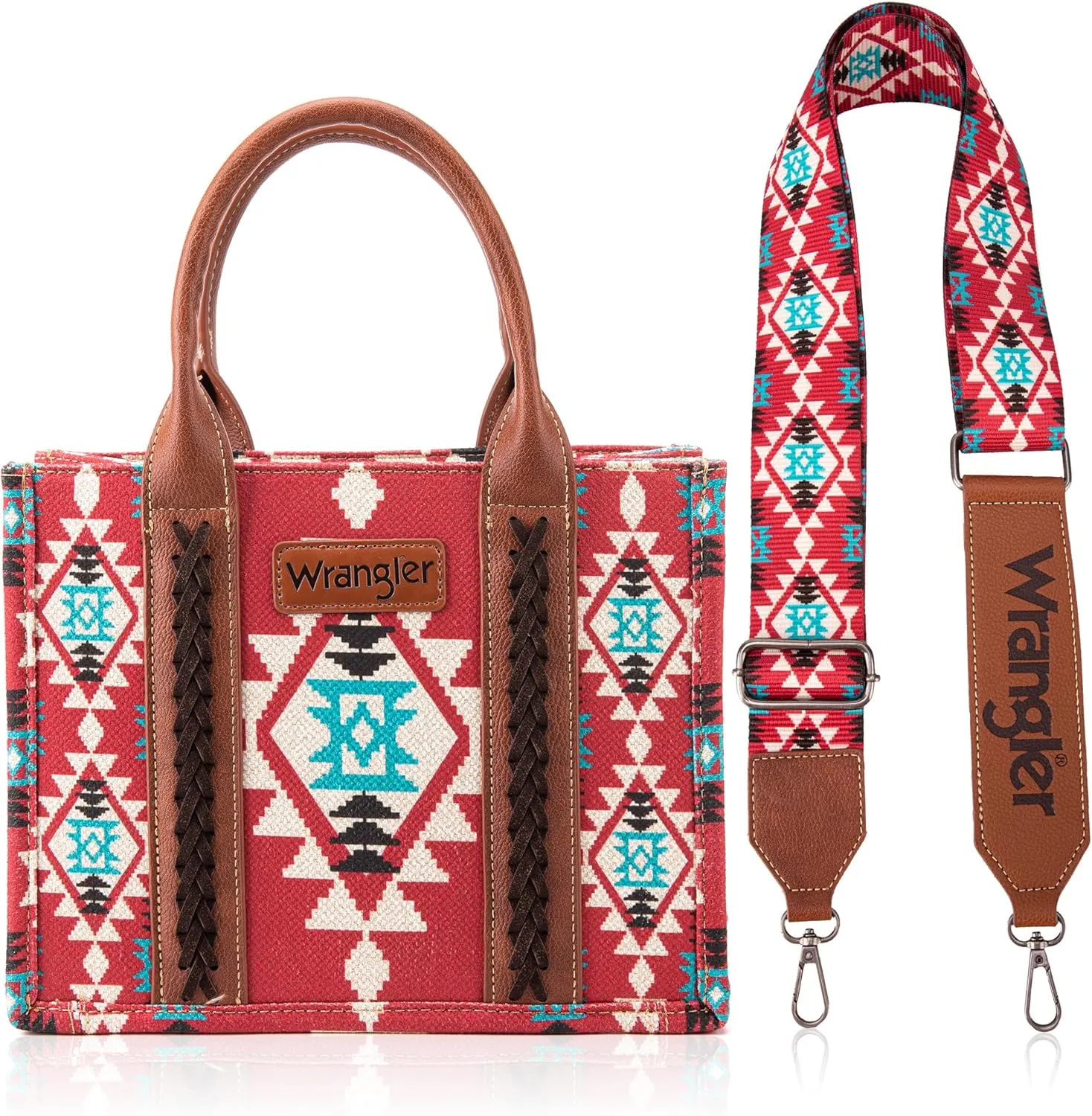 Montana West Wrangler Tote Bag for Women Western Shoulder Purses Boho Aztec Satchel Handbags
