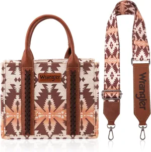 Montana West Wrangler Tote Bag for Women Western Shoulder Purses Boho Aztec Satchel Handbags