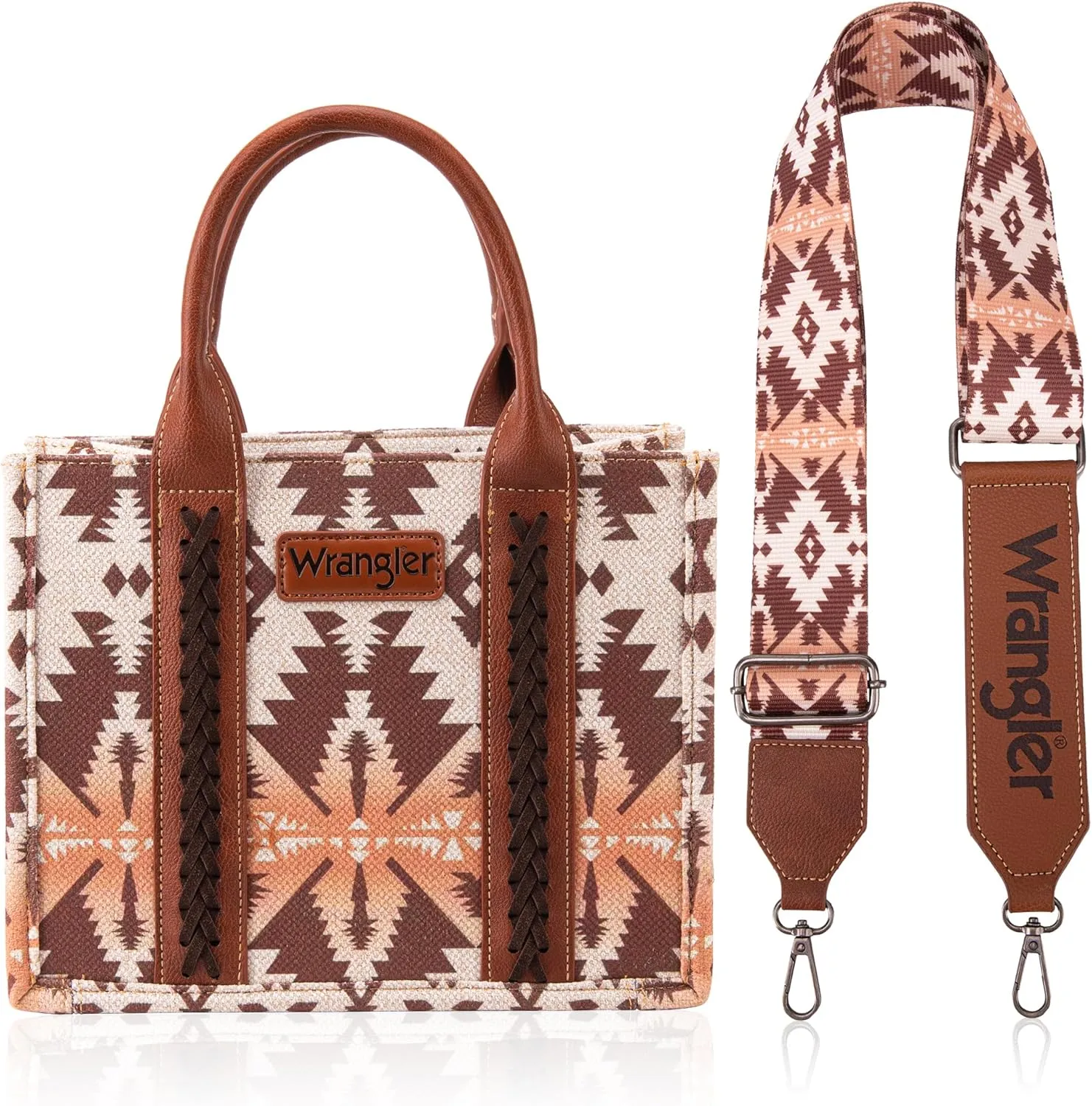 Montana West Wrangler Tote Bag for Women Western Shoulder Purses Boho Aztec Satchel Handbags