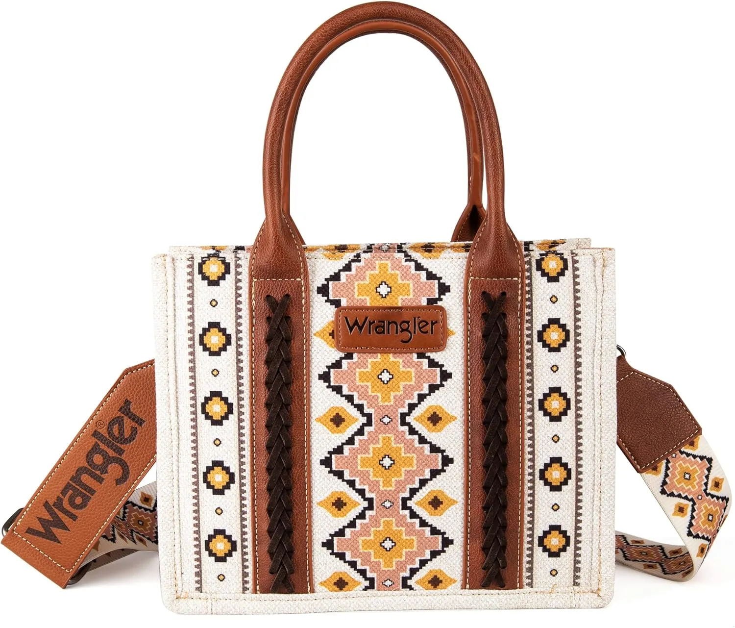 Montana West Wrangler Tote Bag for Women Western Shoulder Purses Boho Aztec Satchel Handbags
