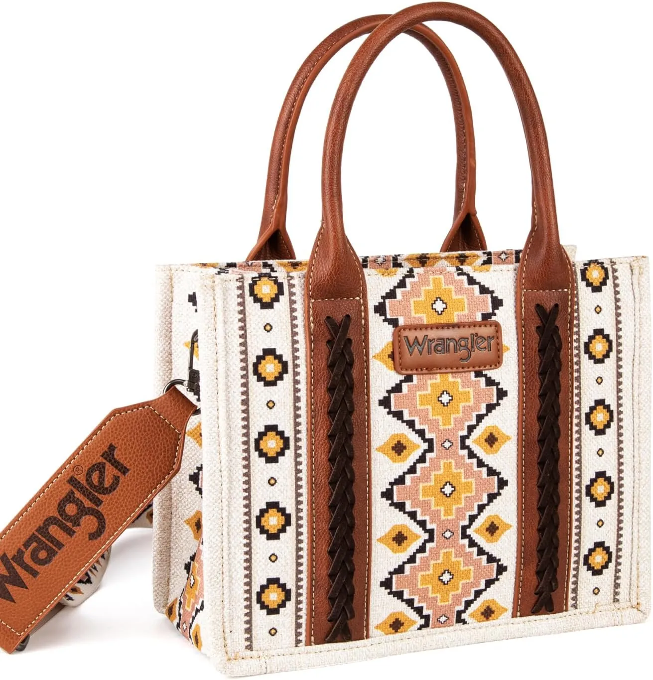 Montana West Wrangler Tote Bag for Women Western Shoulder Purses Boho Aztec Satchel Handbags