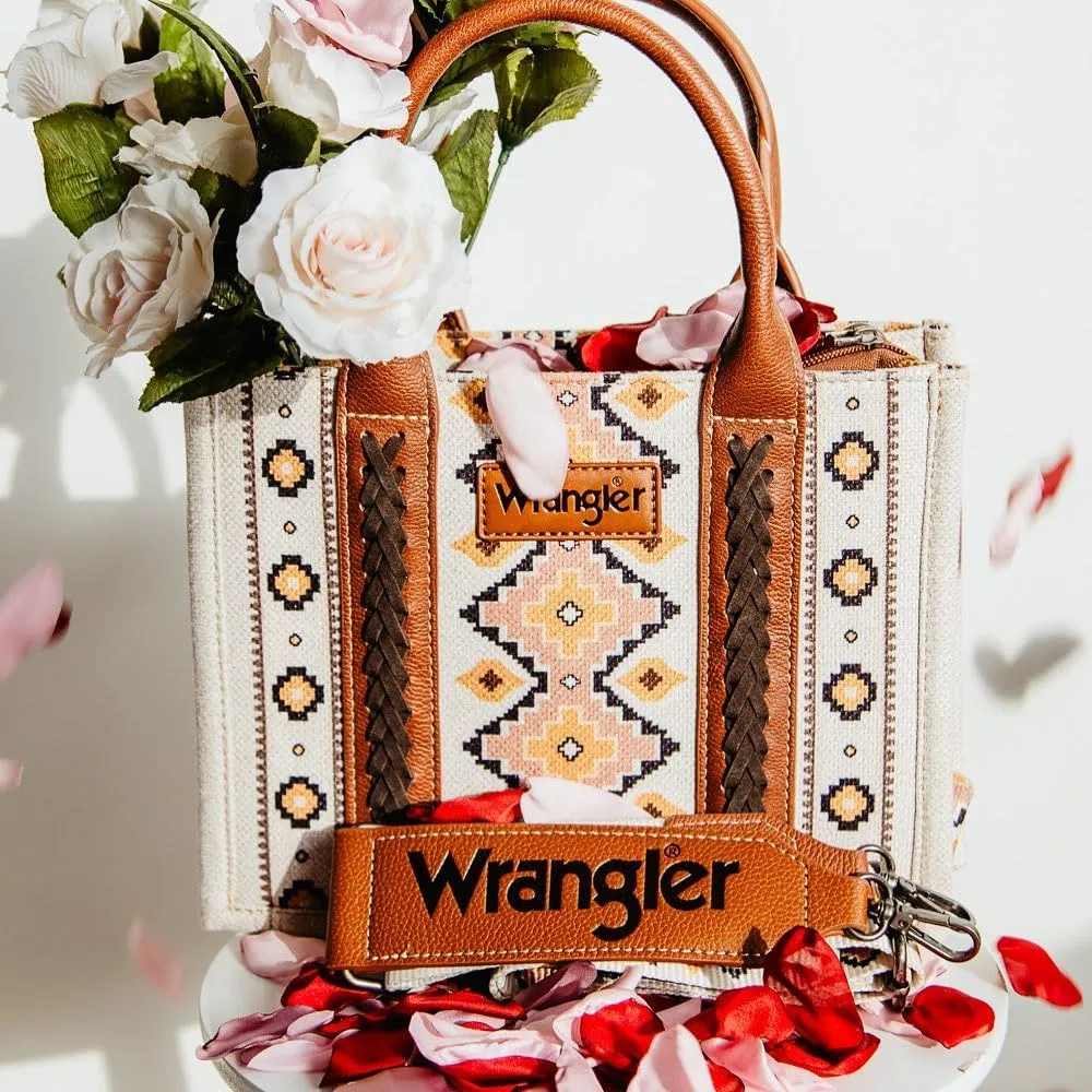 Montana West Wrangler Tote Bag for Women Western Shoulder Purses Boho Aztec Satchel Handbags
