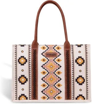 Montana West Wrangler Tote Bag for Women Western Shoulder Purses Boho Aztec Satchel Handbags