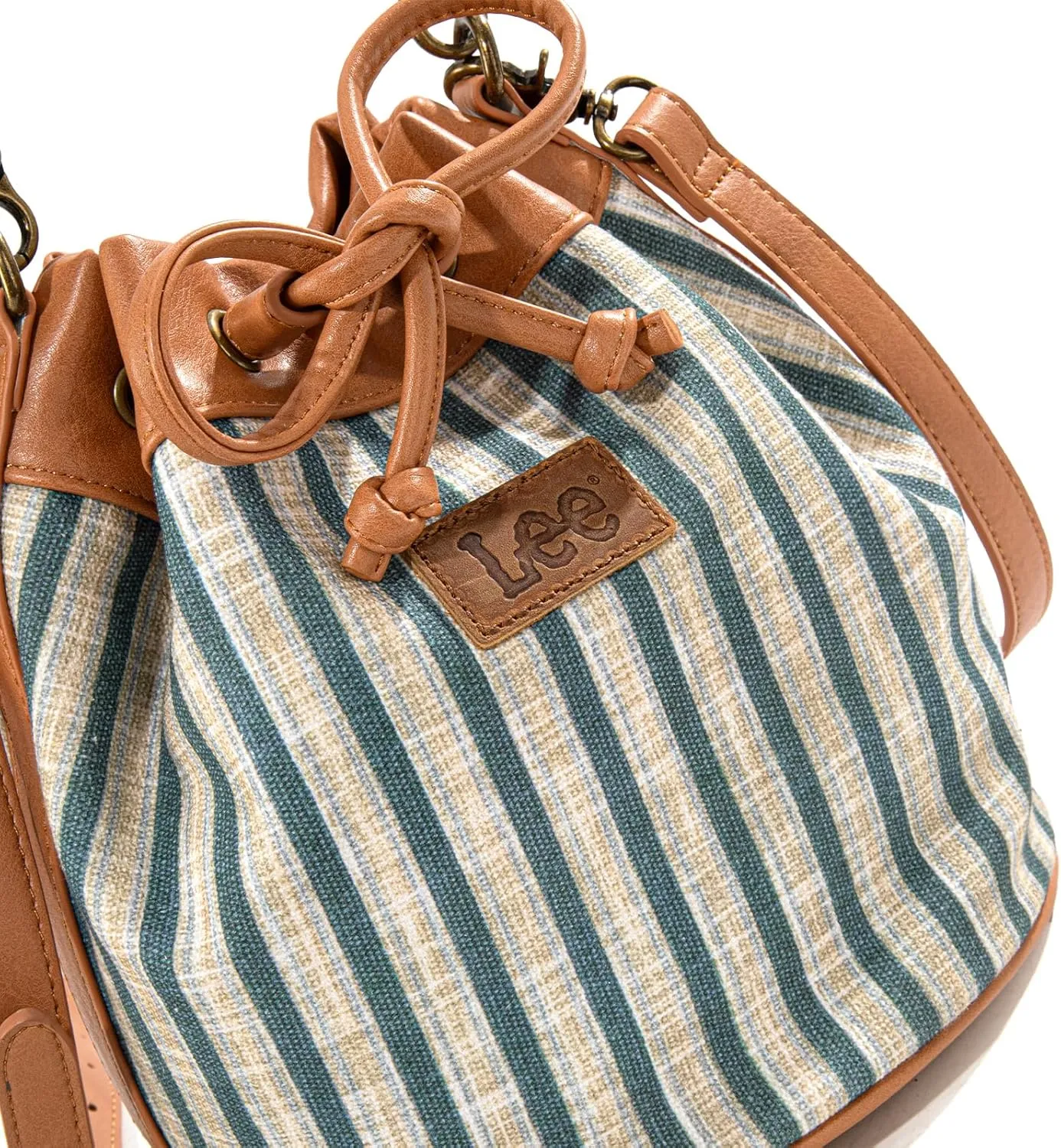 Montana West X Lee Bucket Bag for Women Drawstring Hobo Crossbody Bag with Detachable Straps