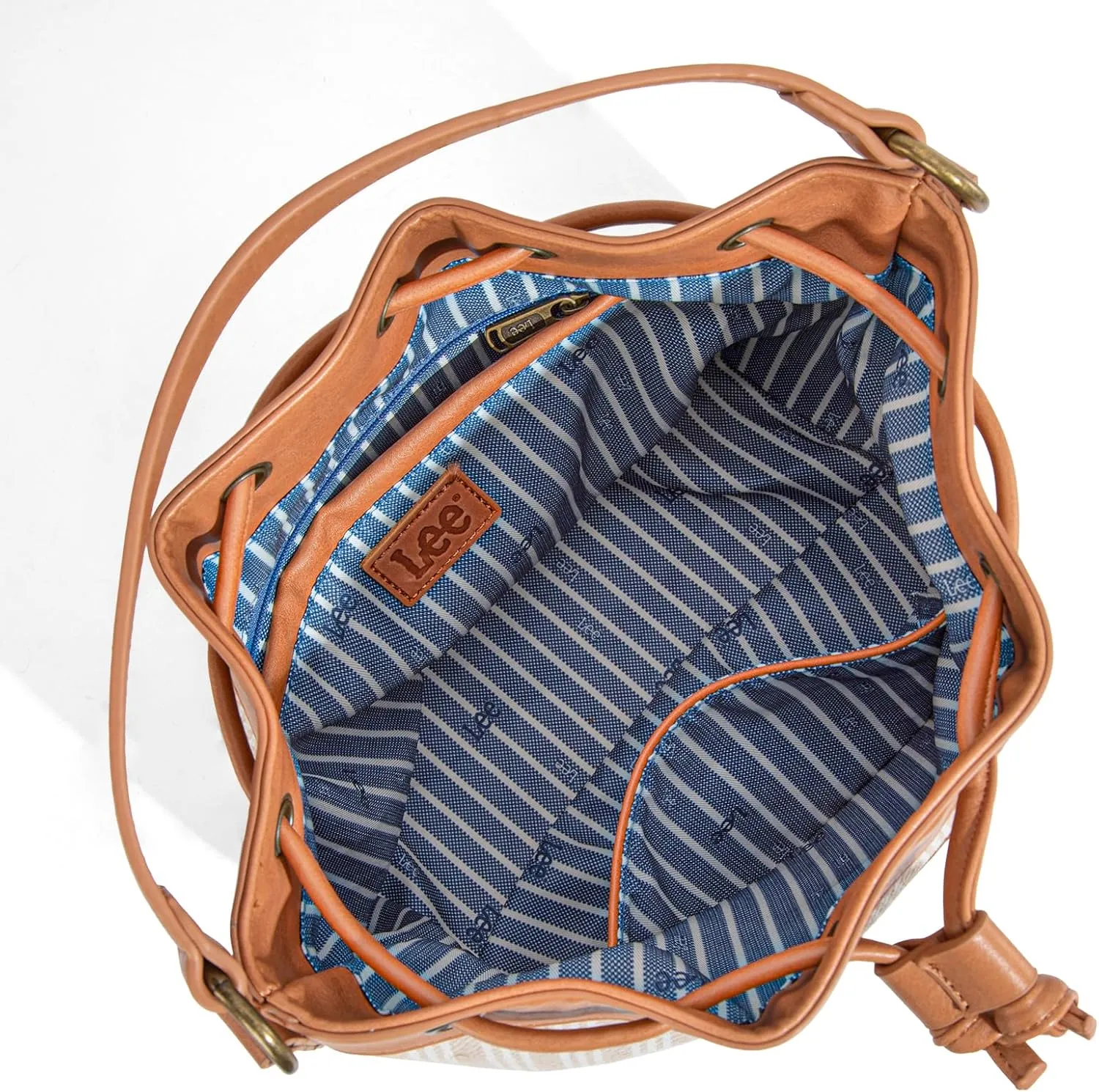 Montana West X Lee Bucket Bag for Women Drawstring Hobo Crossbody Bag with Detachable Straps