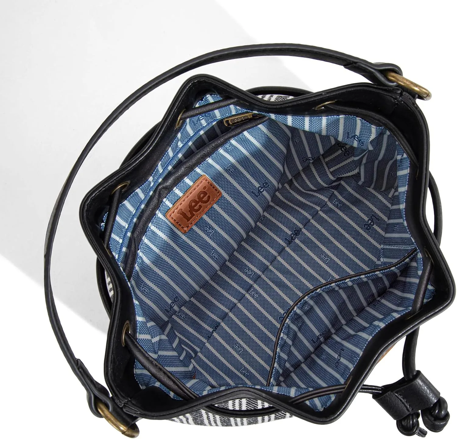 Montana West X Lee Bucket Bag for Women Drawstring Hobo Crossbody Bag with Detachable Straps