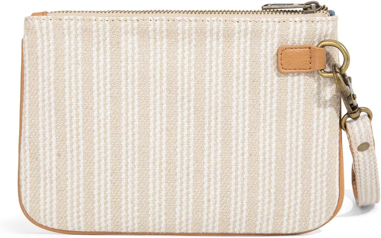 Montana West x Lee Large Wristlet Wallets for Women Striped Slim Cell Phone Clutch Purses Handbag with Wrist Strap