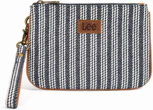 Montana West x Lee Large Wristlet Wallets for Women Striped Slim Cell Phone Clutch Purses Handbag with Wrist Strap