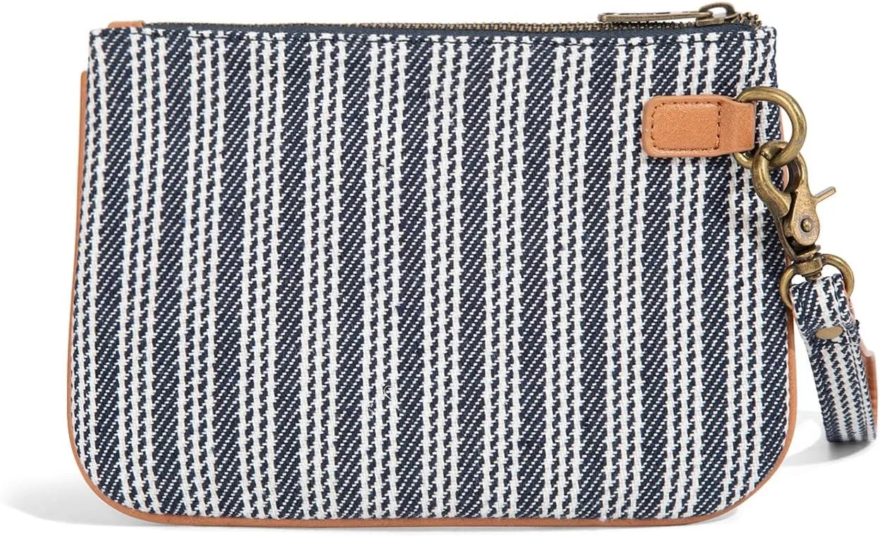 Montana West x Lee Large Wristlet Wallets for Women Striped Slim Cell Phone Clutch Purses Handbag with Wrist Strap