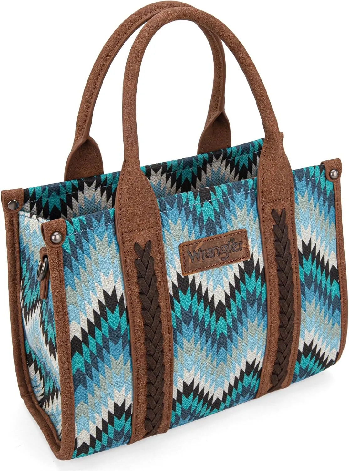 Montana West X Wrangler Tote Bag for Women Boho Aztec Shoulder Purse Top Handle Satchel Handbag
