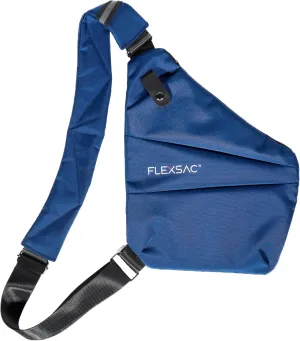 Multipurpose Mini Sling Bag, Crossbody Travel Bag for Hiking and Camping, Water Resistant, Adjustable Shoulder Strap (Right Shoulder, Blue)