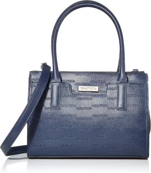Nautica Womens Sandy Jr. Top Handel Satchel with Removable Crossbody Strap