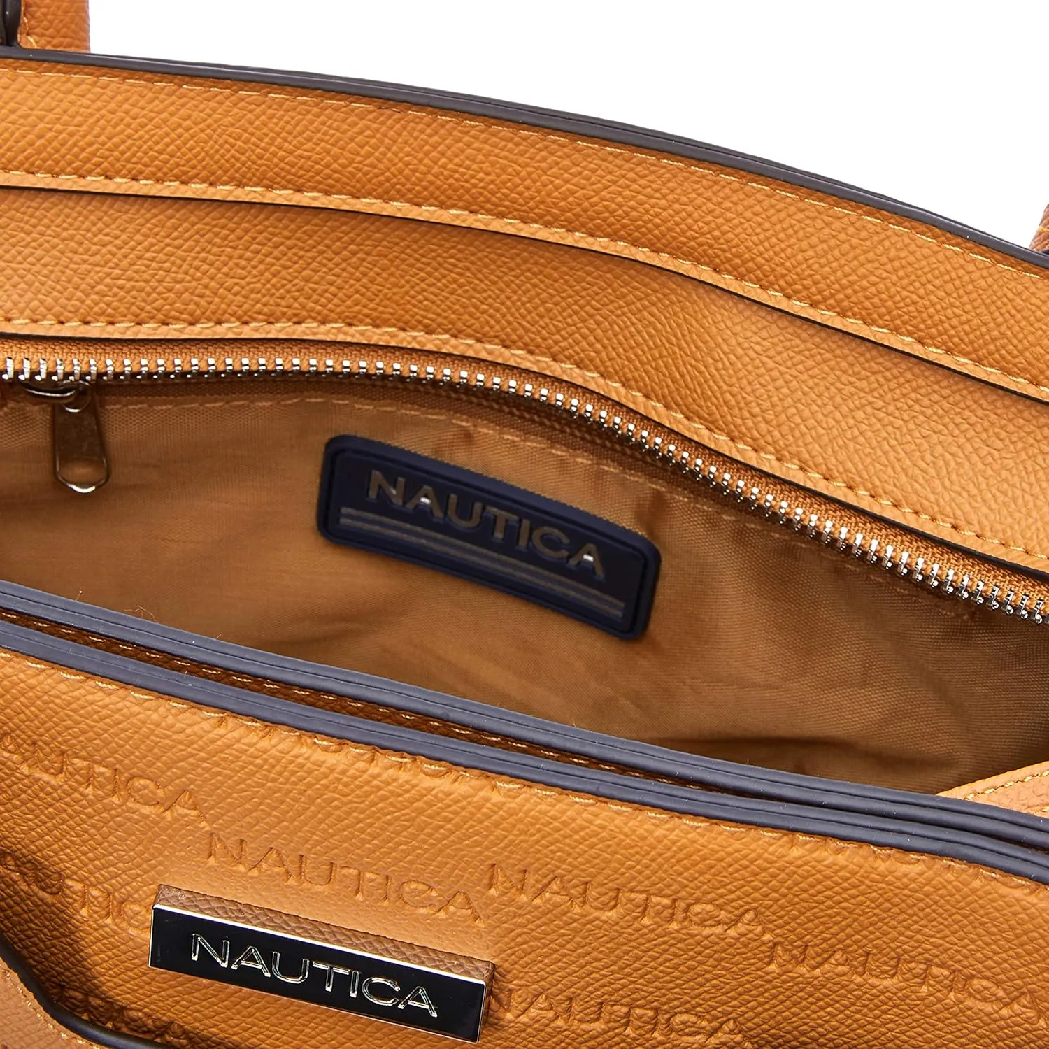 Nautica Womens Sandy Jr. Top Handel Satchel with Removable Crossbody Strap