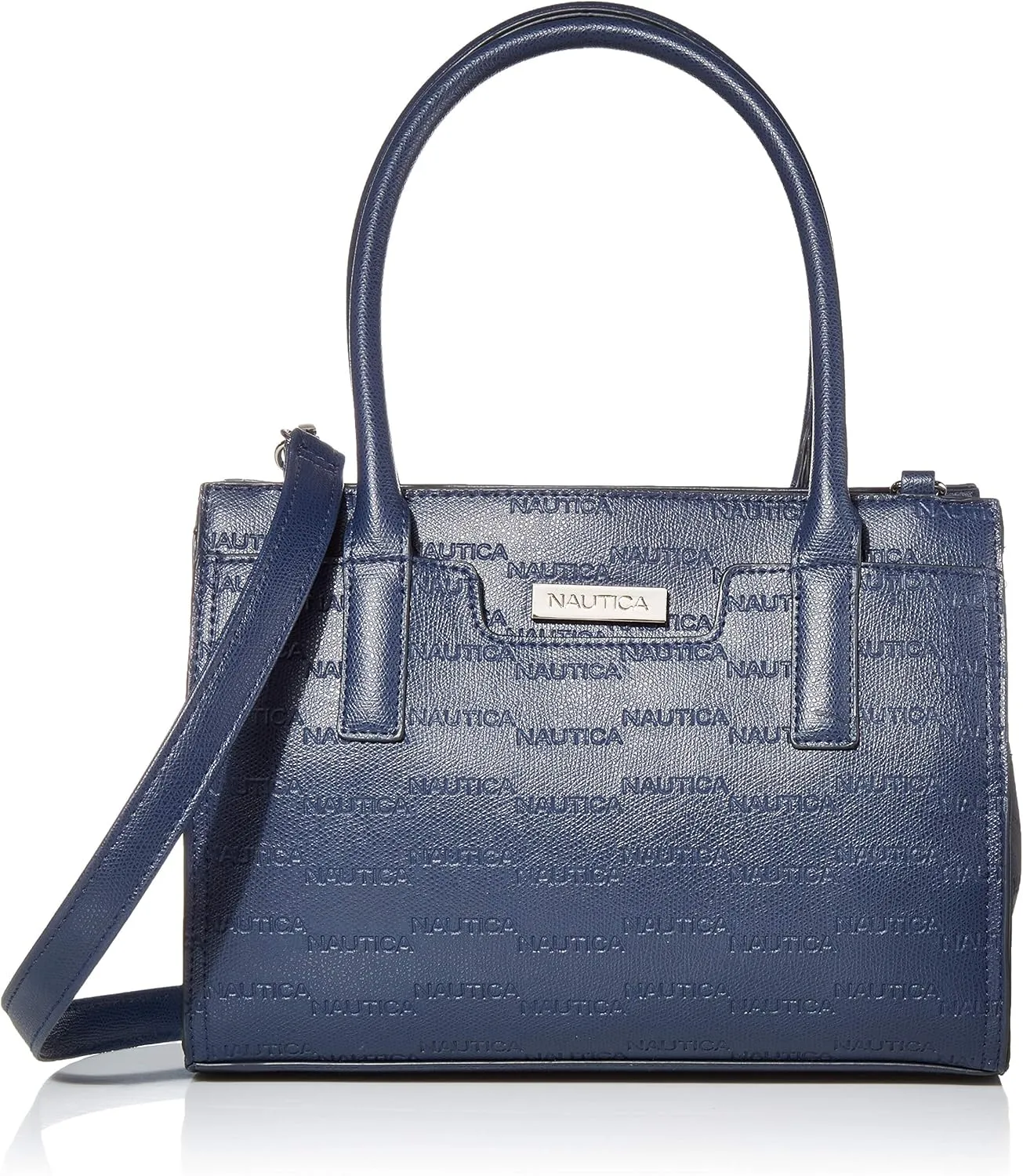 Nautica Womens Sandy Jr. Top Handel Satchel with Removable Crossbody Strap