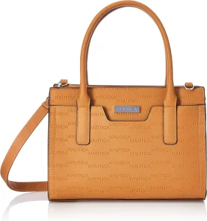 Nautica Womens Sandy Jr. Top Handel Satchel with Removable Crossbody Strap