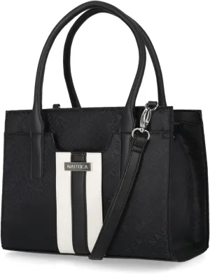 Nautica Womens Sandy Jr. Top Handel Satchel with Removable Crossbody Strap