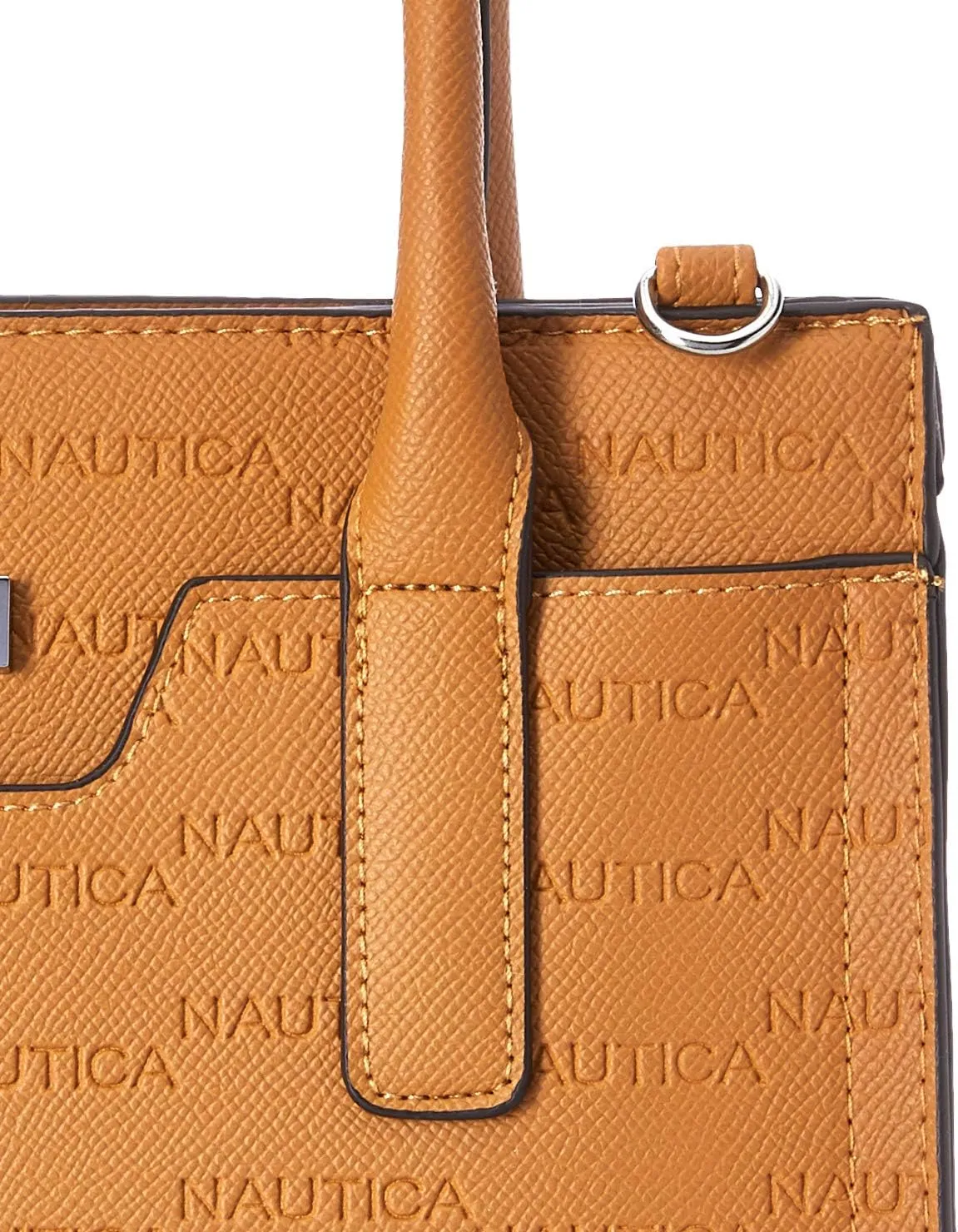Nautica Womens Sandy Jr. Top Handel Satchel with Removable Crossbody Strap