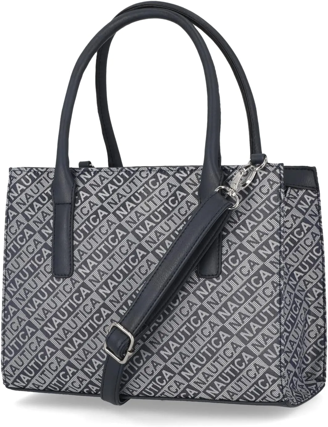 Nautica Womens Sandy Jr. Top Handel Satchel with Removable Crossbody Strap