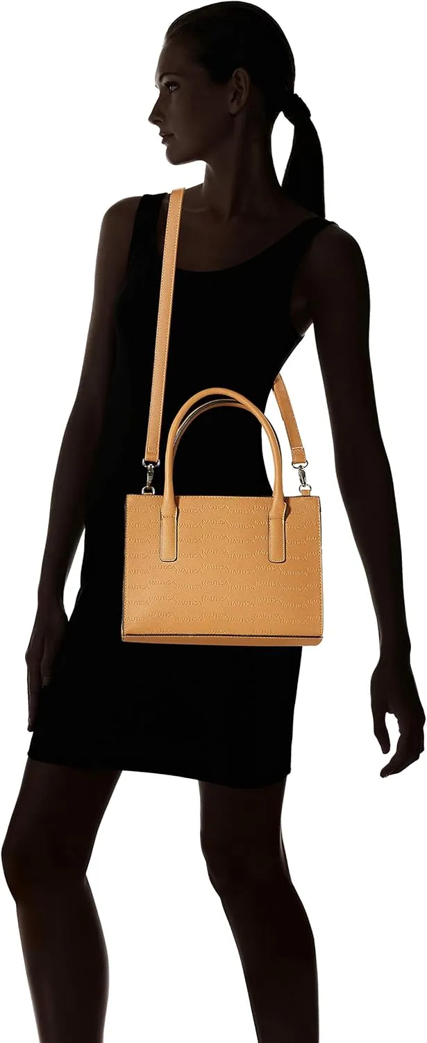 Nautica Womens Sandy Jr. Top Handel Satchel with Removable Crossbody Strap