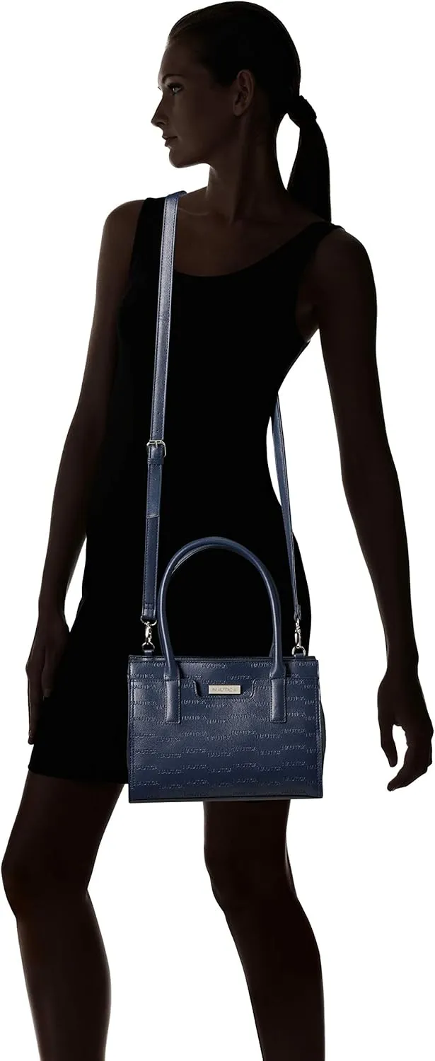 Nautica Womens Sandy Jr. Top Handel Satchel with Removable Crossbody Strap