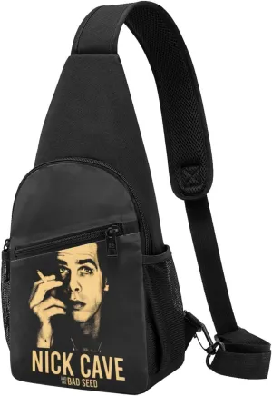 Nick Music Cave Crossbody Bag for Women Men Travel Small Shoulder Bags Waterproof Sling Backpack Hiking Chest Pack