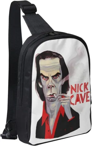 Nick Music Cave Crossbody Bag for Women Men Travel Small Shoulder Bags Waterproof Sling Backpack