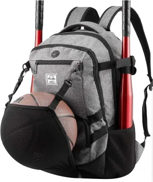 normal Baseball Bag Basketball Backpack for Soccer Volleyball Football Softball Equipment with Shoes and Ball Compartment