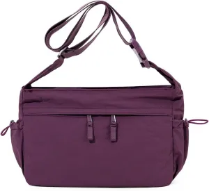 NOTAG Large Crossbody Bags Women Nylon Shoulder Messenger Handbags with Multipocket Travel Purses