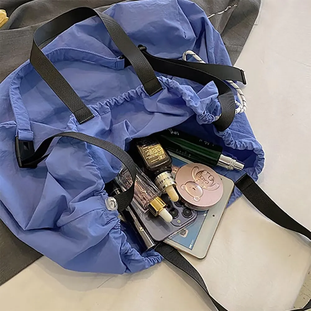 Nylon Tote Shoulder Bag for Women Large Crossbody Handbag Casual Hobo Purse for Shopping Work Travel Gym Commuting