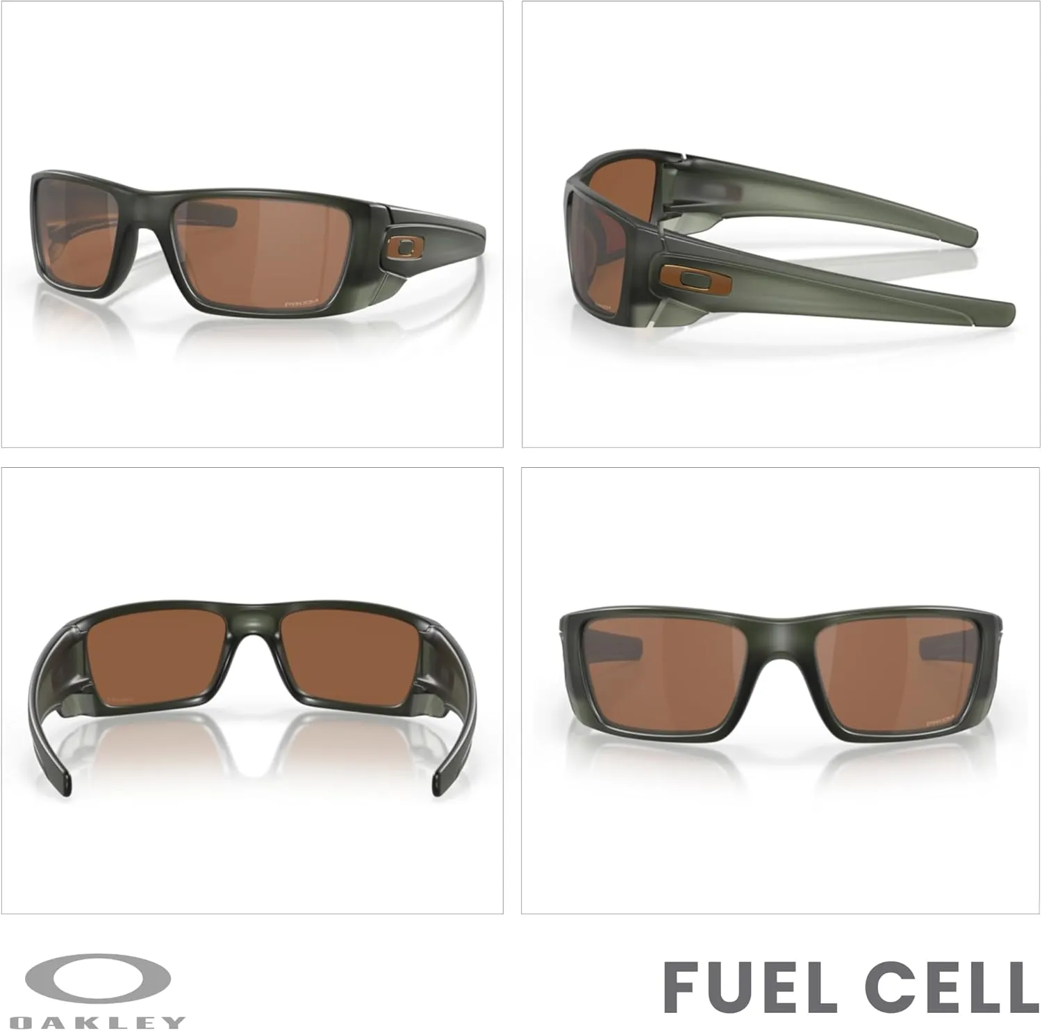 Oakley Fuel Cell OO9096 Rectangular Sunglasses For Men   BUNDLE Leash   BUNDLE with Designer iWear Eyewear Kit