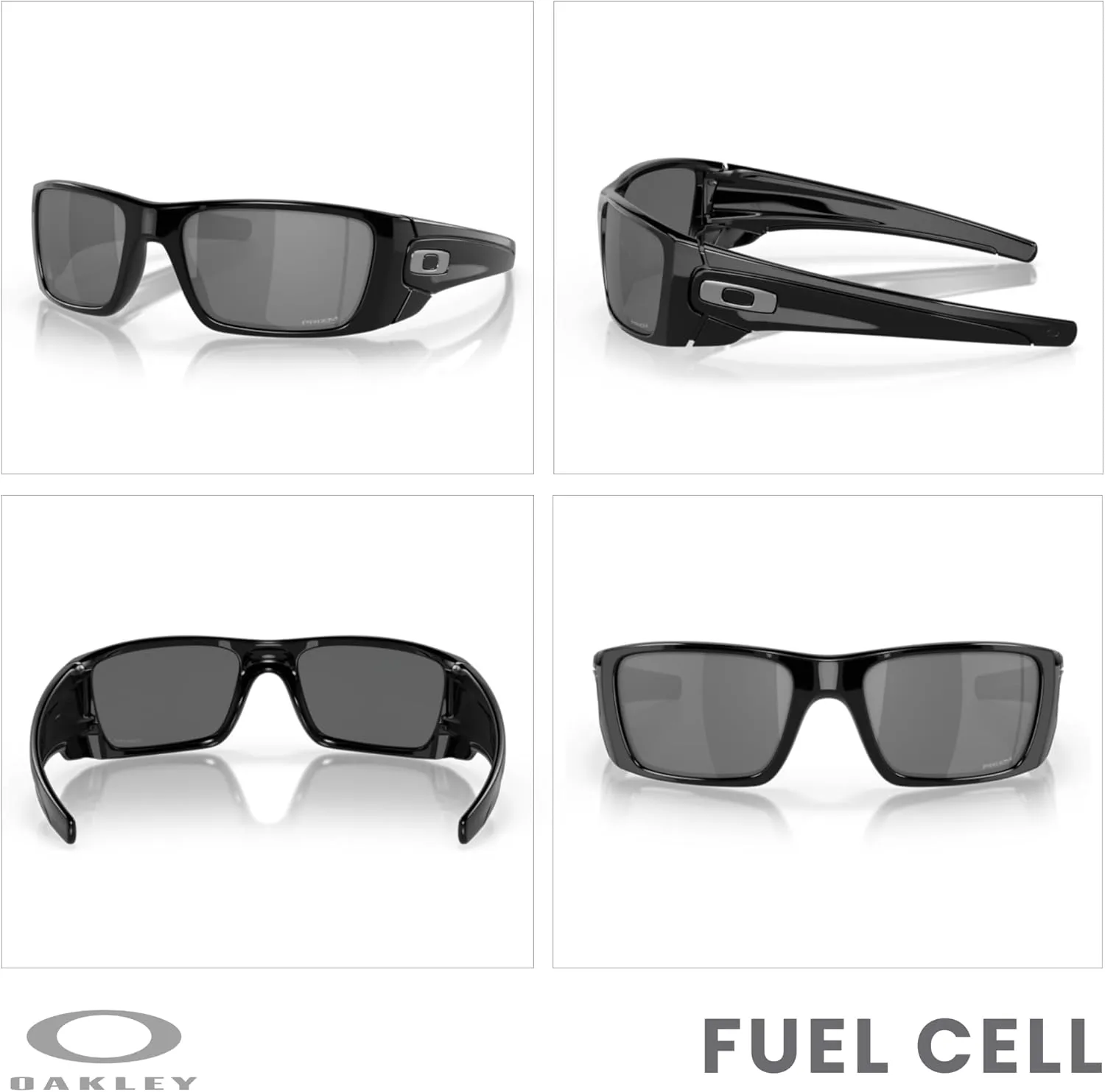 Oakley Fuel Cell OO9096 Rectangular Sunglasses For Men   BUNDLE Leash   BUNDLE with Designer iWear Eyewear Kit