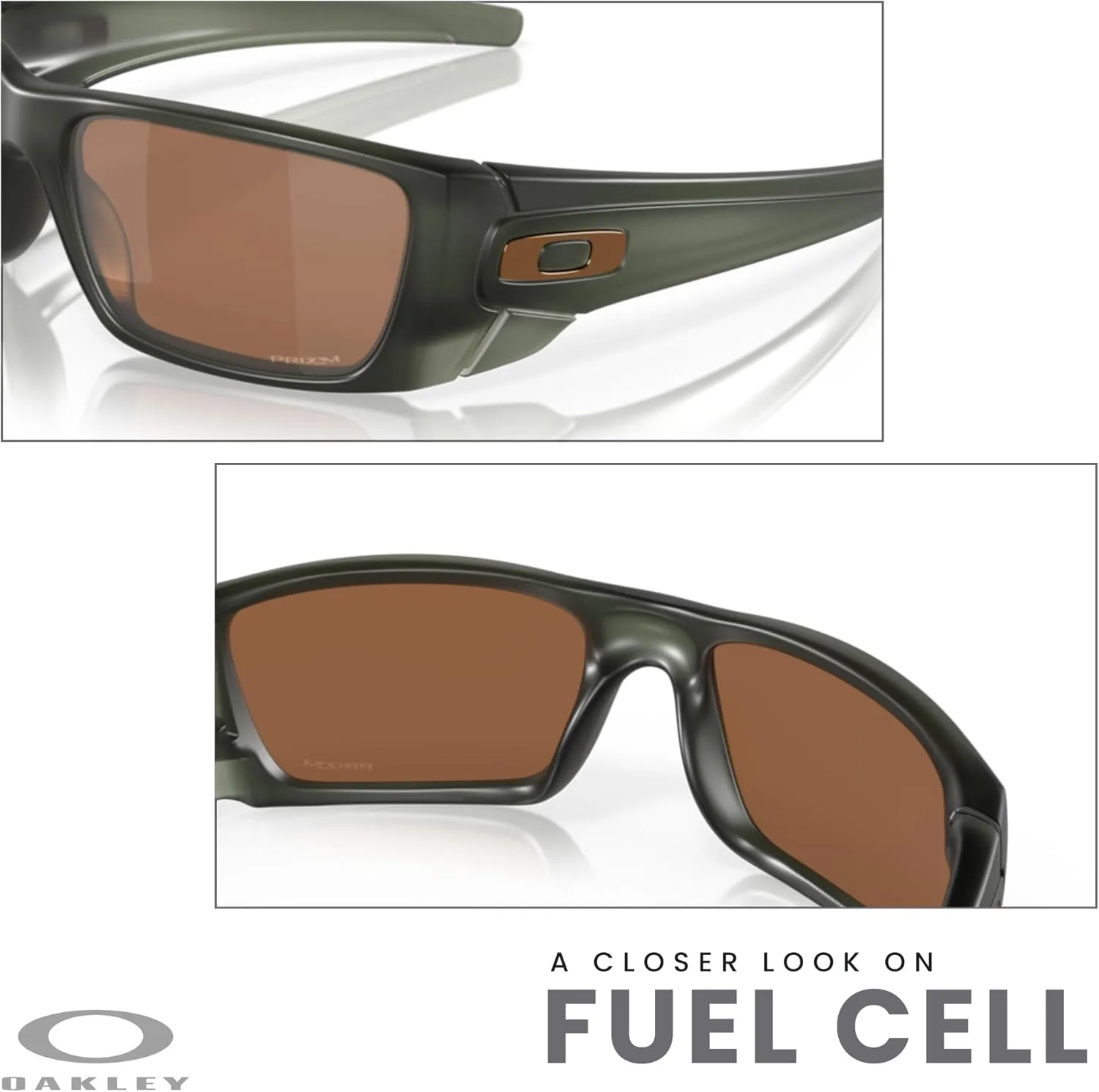 Oakley Fuel Cell OO9096 Rectangular Sunglasses For Men   BUNDLE Leash   BUNDLE with Designer iWear Eyewear Kit