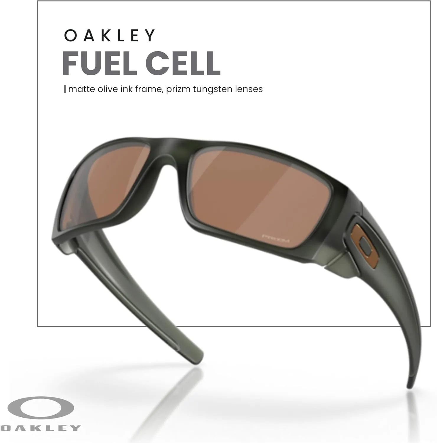 Oakley Fuel Cell OO9096 Rectangular Sunglasses For Men   BUNDLE Leash   BUNDLE with Designer iWear Eyewear Kit