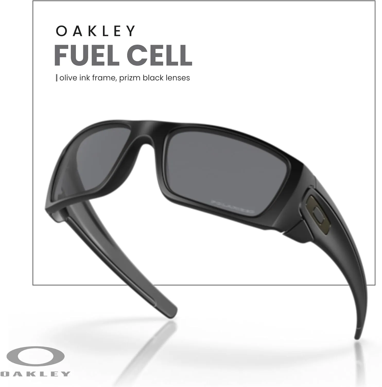Oakley Fuel Cell OO9096 Rectangular Sunglasses For Men   BUNDLE Leash   BUNDLE with Designer iWear Eyewear Kit