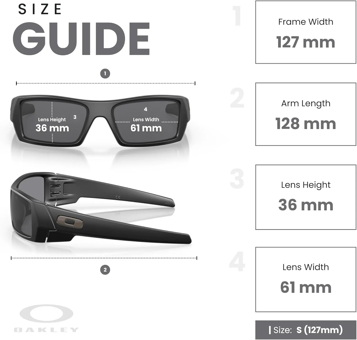Oakley Gascan OO9014 Rectangular Sunglasses For Men   BUNDLE Leash   BUNDLE with Designer iWear Care Kit