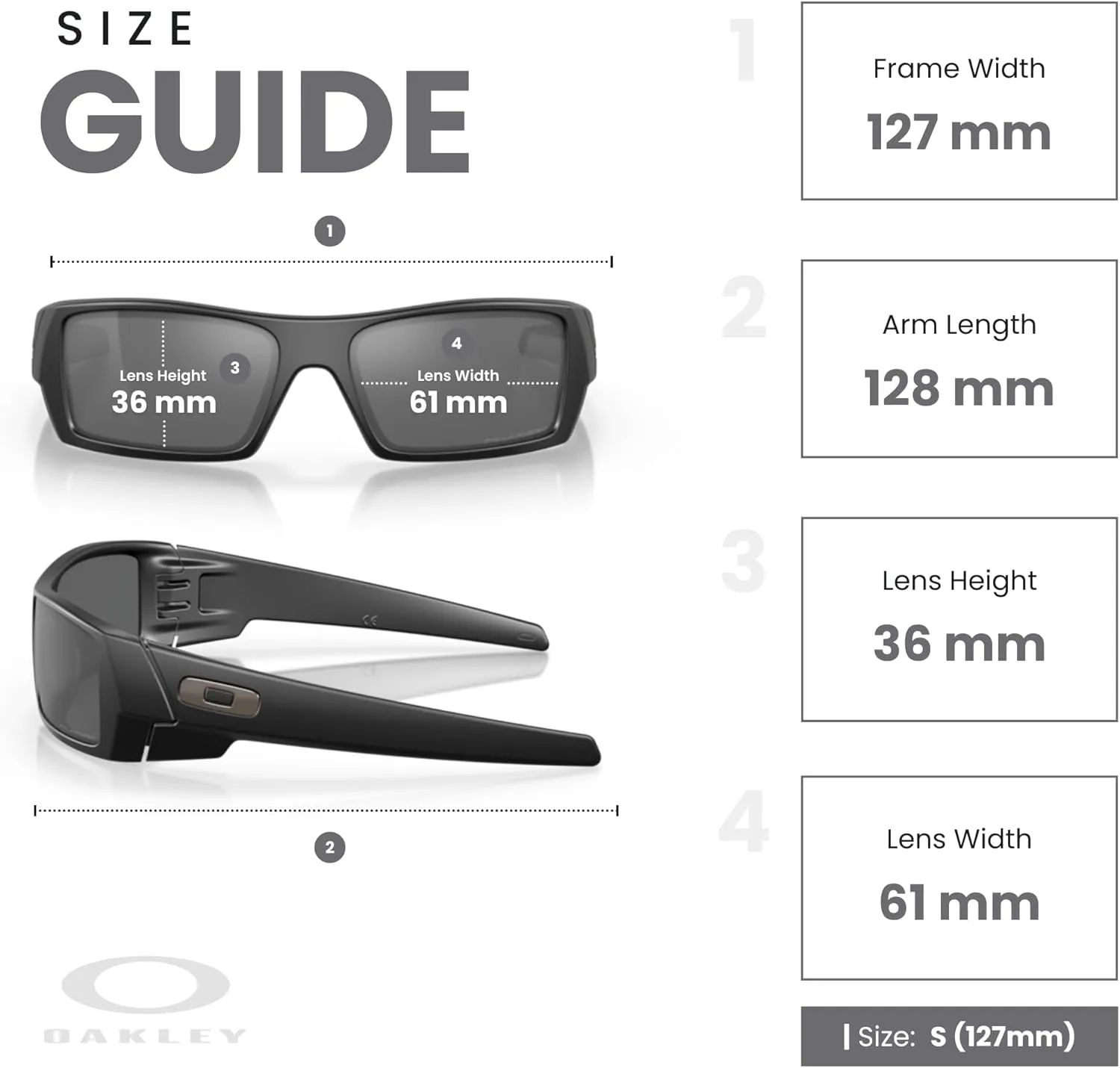 Oakley Gascan OO9014 Rectangular Sunglasses For Men   BUNDLE Leash   BUNDLE with Designer iWear Care Kit
