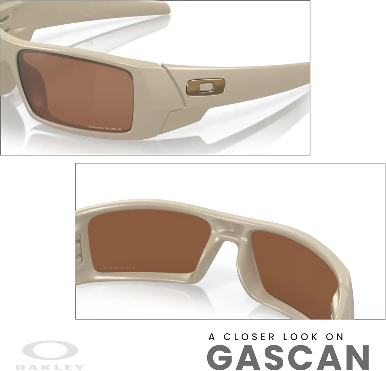 Oakley Gascan OO9014 Rectangular Sunglasses For Men   BUNDLE Leash   BUNDLE with Designer iWear Care Kit