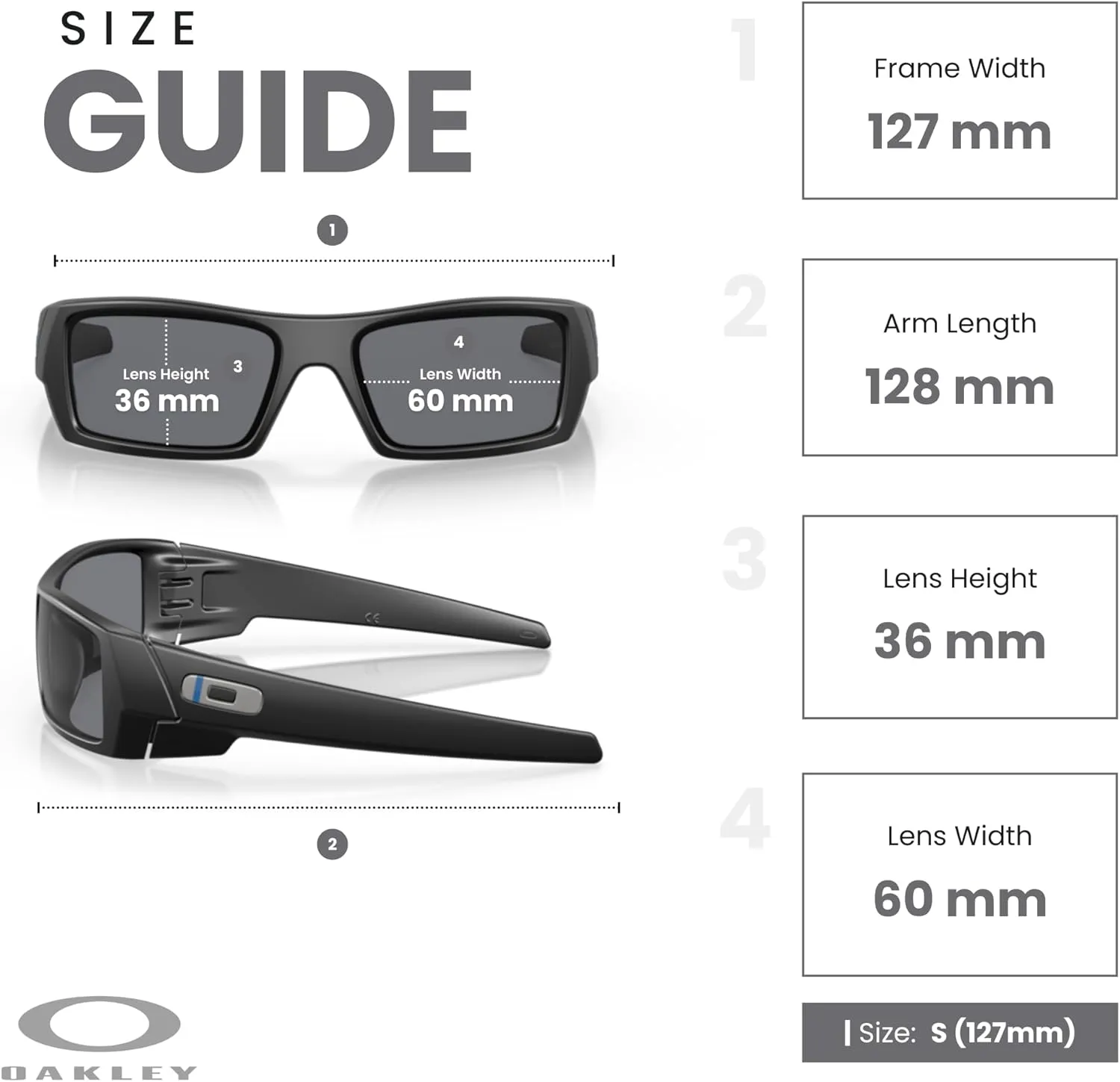 Oakley Gascan OO9014 Rectangular Sunglasses For Men   BUNDLE Leash   BUNDLE with Designer iWear Care Kit